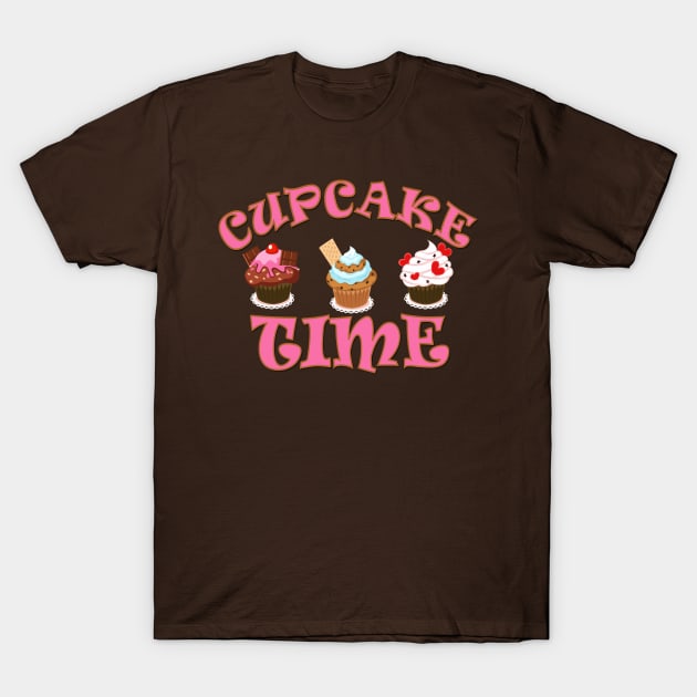 Cupcake Time T-Shirt by AlondraHanley